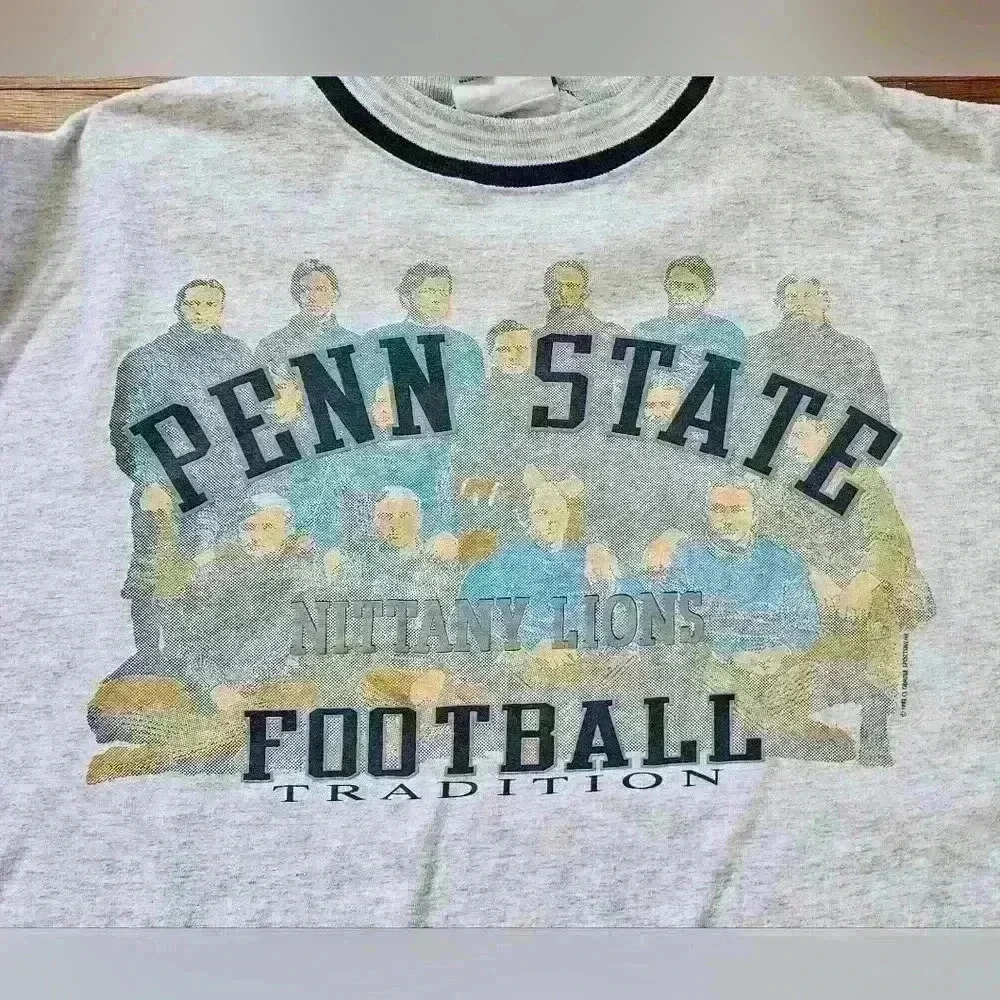 Vintage 1992 Penn State Nittany Lions Single Stitched Graphic Tee